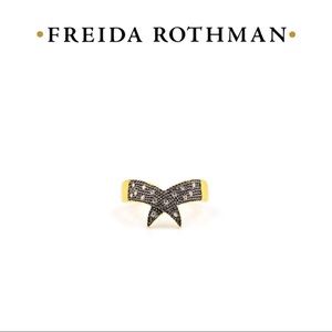 Freida Rothman Indigo Armour Pointed Ring